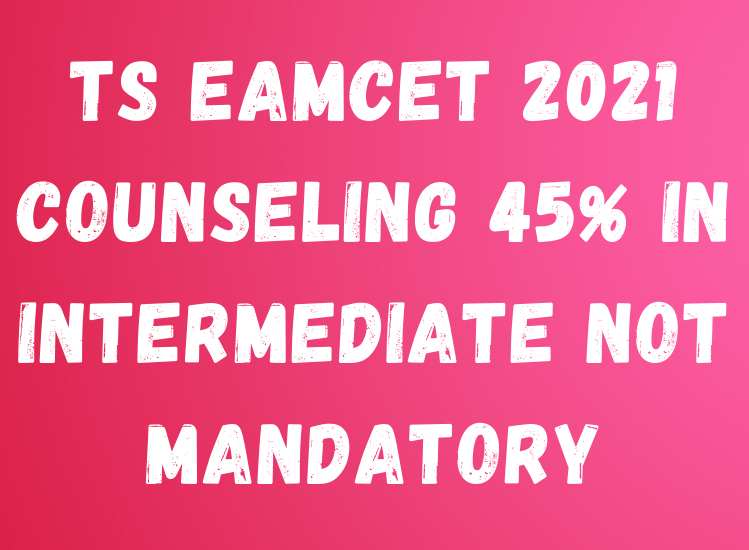 TS EAMCET 2021 Counseling