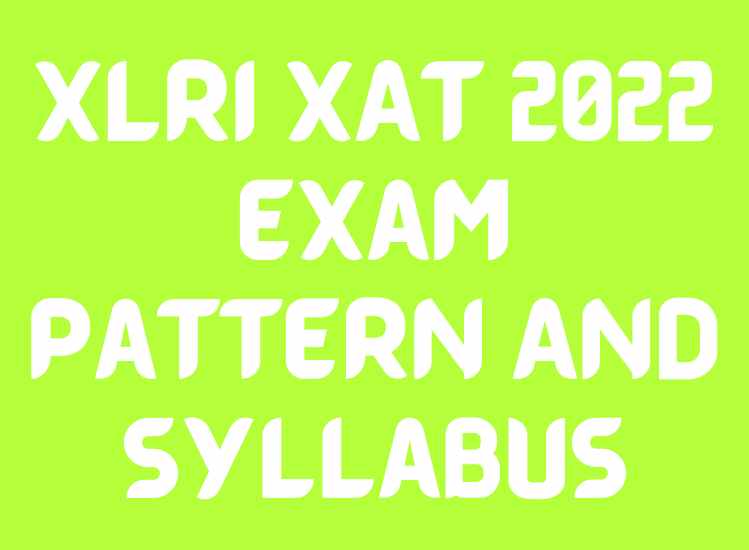 XLRI XAT 2022