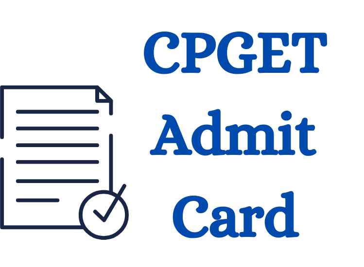 CPGET 2021 Admit Card