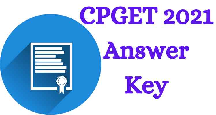 CPGET 2021 Answer Key