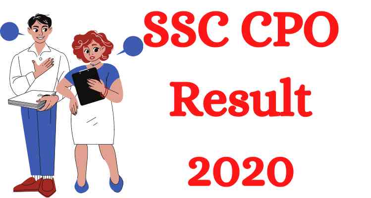 SSC CPO Result 2020