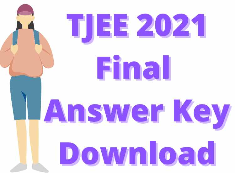 TJEE 2021 Final Answer Key Download