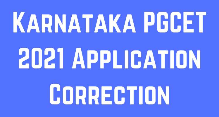 Karnataka PGCET 2021