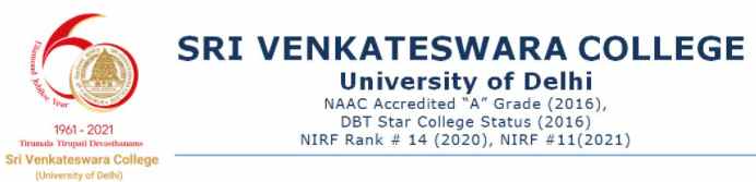 Sri Venkateswara College Cut-off List 2021