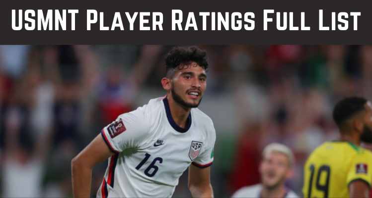 USMNT Player Ratings Full List