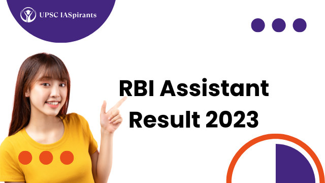 RBI Assistant Result 2023