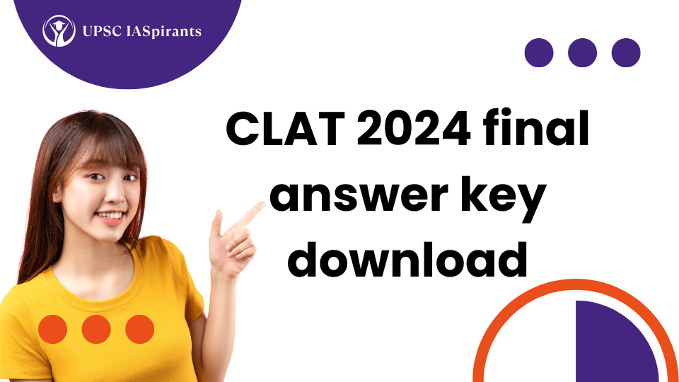 CLAT 2024 final answer key download