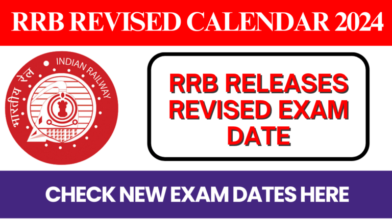 RRB Revised Calendar 2024