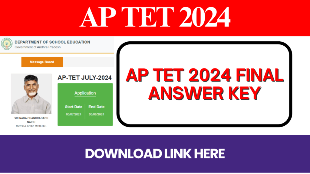 AP TET 2024 final answer key