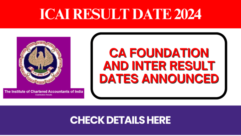 ICAI CA Result 2024