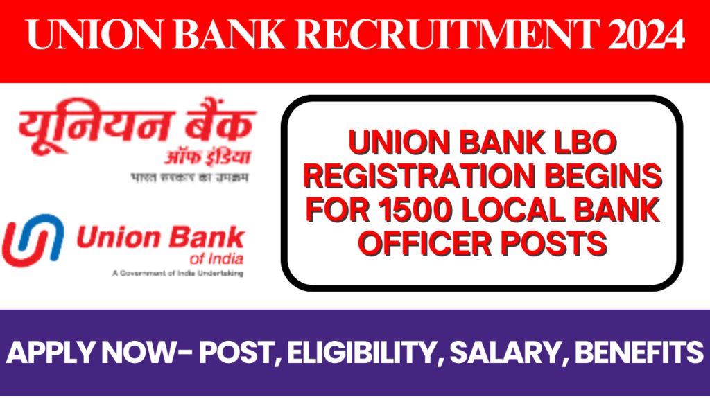 Union Bank Recruitment 2024