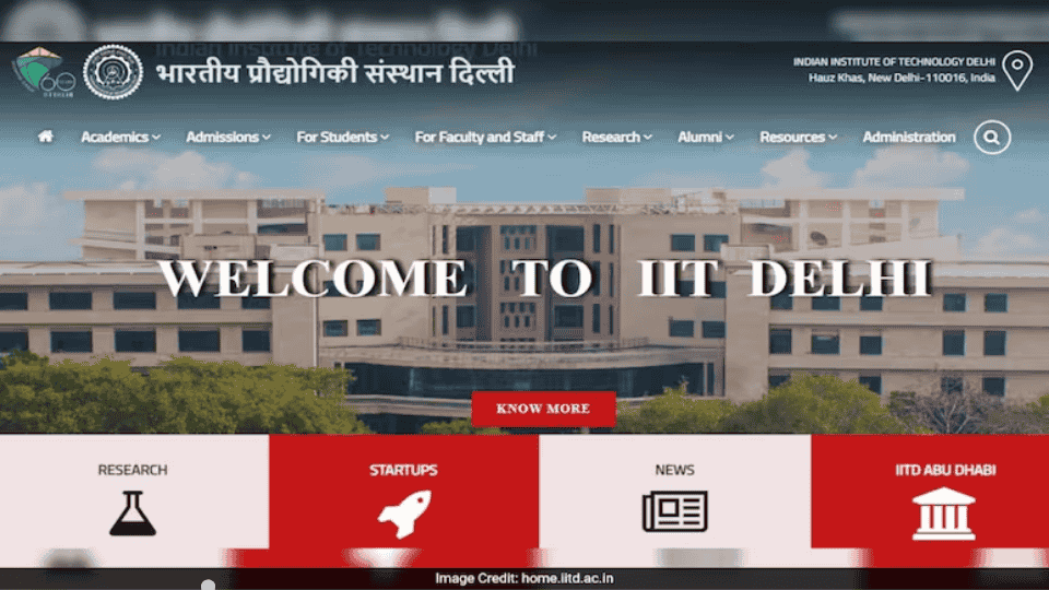 IIT Delhi Recruitment 2024