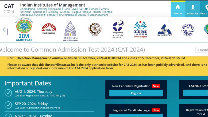 IIM CAT 2024 Final Answer Key