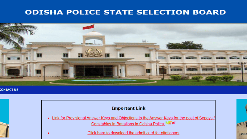 Odisha Police Constable 2024