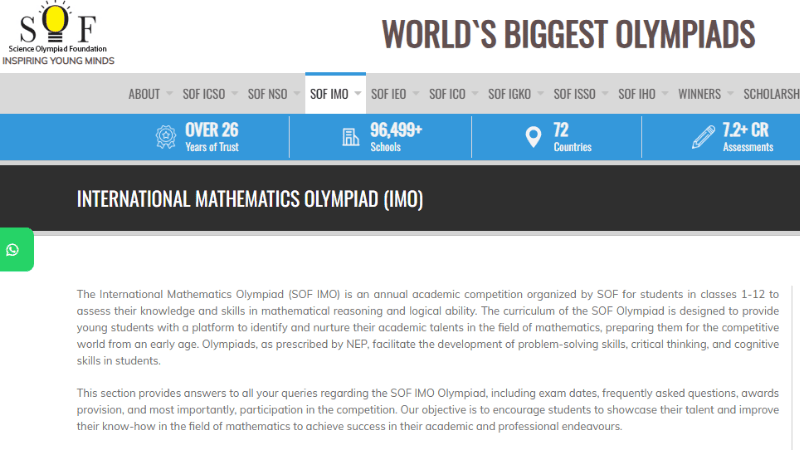 SOF IMO Results 2024-25: Awards and Scholarships Await Top Performers