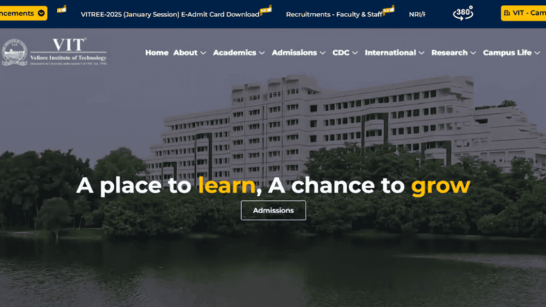 VITREE January Session 2025 Admit Card