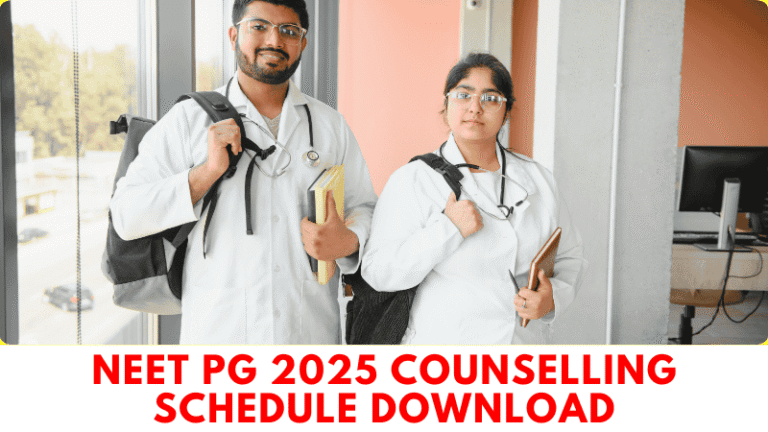 Medical graduate accessing NEET PG 2025 counselling schedule on mcc.nic.in with registration details.