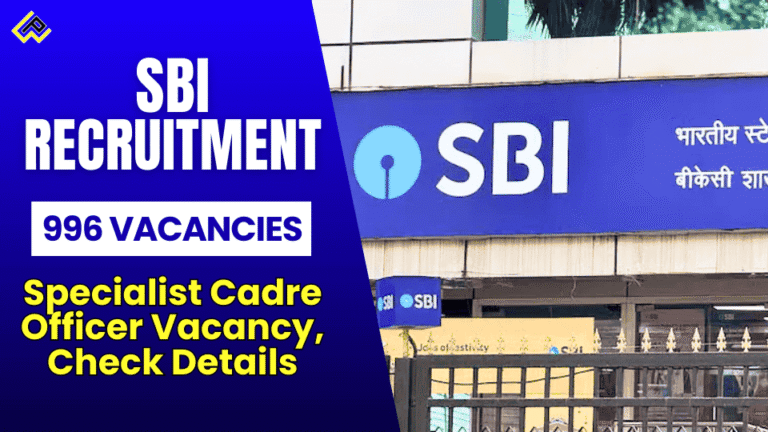 Infographic on SBI Specialist Cadre Officer Recruitment 2025 with 996 posts VP Health AVP CRM December 2-23 deadline 5-year contract Rs 44.70 lakh CTC five-step apply sbi.bank.in for aspirants.
